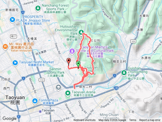 桃園虎頭山步道預覽圖