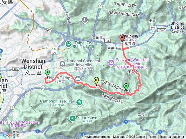 指南宮步道、猴山岳步道、南邦寮古道、石媽祖古道預覽圖