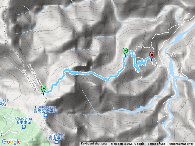 神阿縱走（神木村到祝山線0.8K來回）回程加碼登山口到村長家