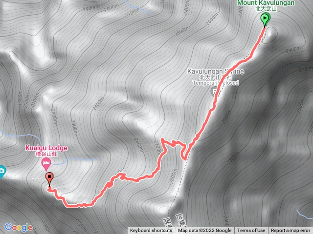 北大武三角點-檜谷山莊