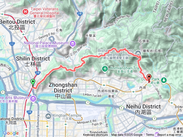 2025-0713_臺北大縱走第五段（劍潭-內湖）