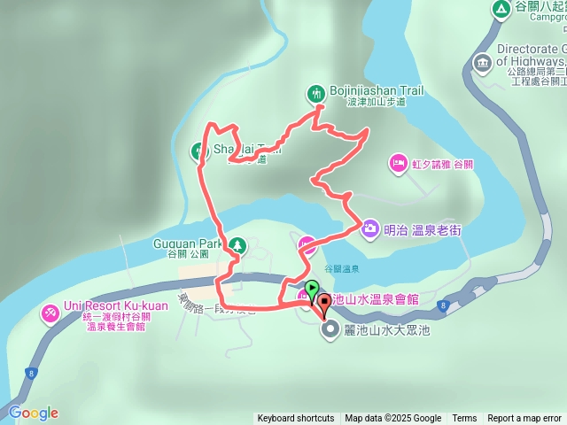 麗池山水到捎來步道