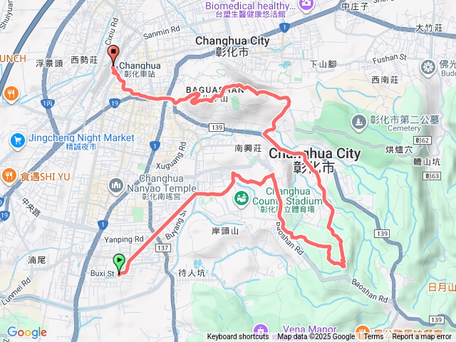 彰化三清宮、八卦山繞一圈