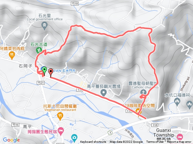 石光古道經露德聖母堂