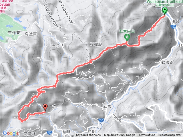 五寮尖、龍山巖縱走