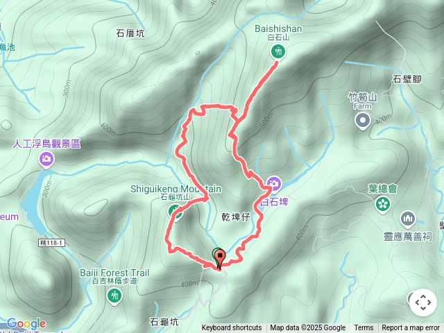 石龜坑山-白石山
