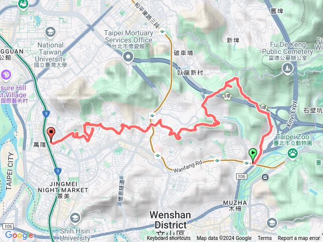 20241110 拳山古道-土地公嶺古道-140高地-文山森林公園連走預覽圖