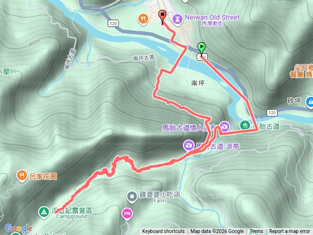 馬胎古道二期義新大橋上南屏古道下