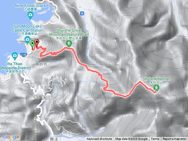 水社大山三角點＆主峰