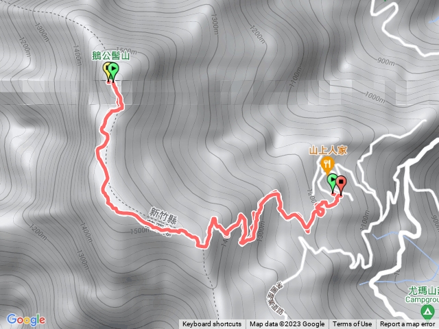 鵝公髻山_山上人家上