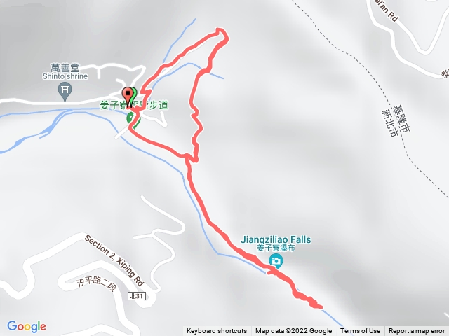 姜子寮絕壁古道