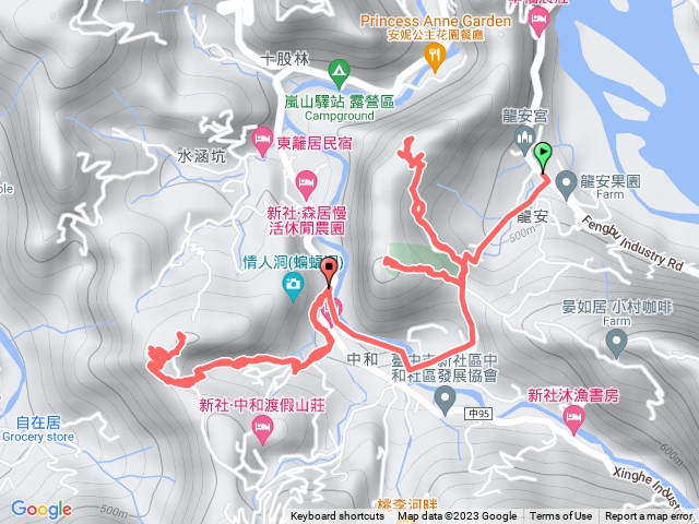 🔺台中/新社/抽藤坑山（3-4130）➡️龍安山（N）➡️水涵坑山（森）