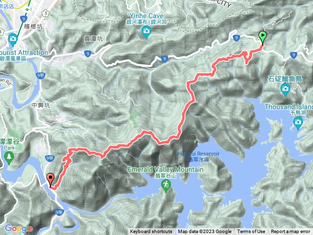 直潭山列大縱走