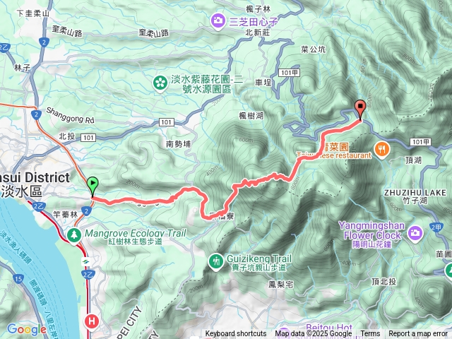 鄧公站-興福寮-向天山-面天山-二子坪