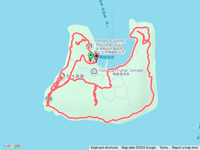 桶盤嶼環島步道（標示路點）