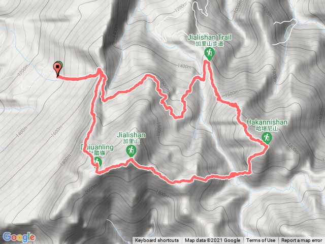 哈加&杜鵑嶺O行縱走(大坪登山口)