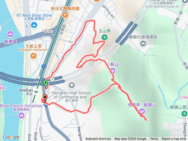 新店獅頭山三峰十二亭