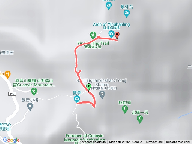 2023觀音觀鷹尋寶任務硬漢嶺步道(觀音山)202307081039