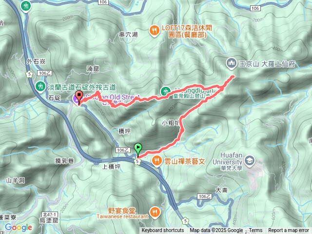 2025-10-11石碇皇帝殿(東峰->西峰)
