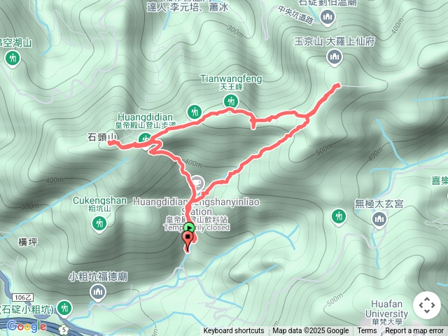 皇帝殿東峰天王峰西峰