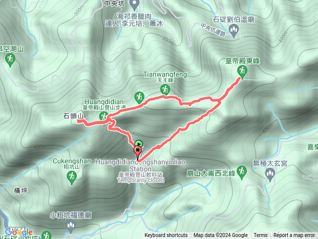 皇帝殿西峰天王峰東峰O繞