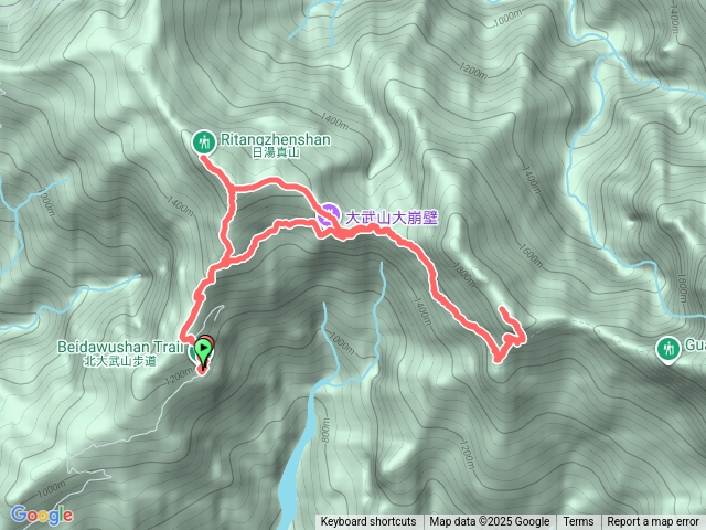 日湯真山，西大武山預覽圖