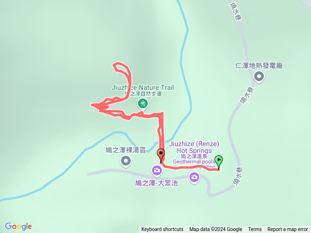 鳩之澤溫泉步道