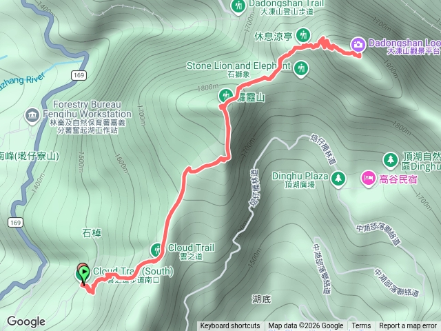 雲之道走霹靂山/大凍山來回預覽圖