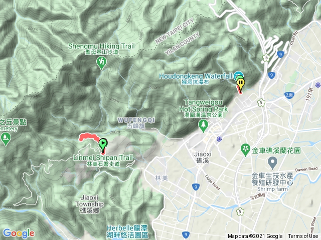 110.01.29猴洞坑瀑布及林美石盤步道