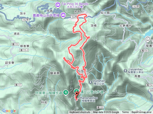 樟腦寮大巃頂太平老街o型