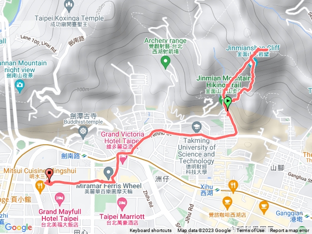 金面山環山步道