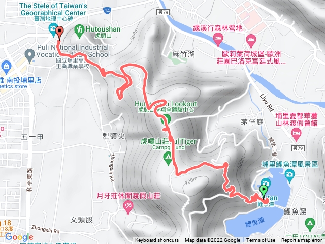 鯉魚潭上虎頭山