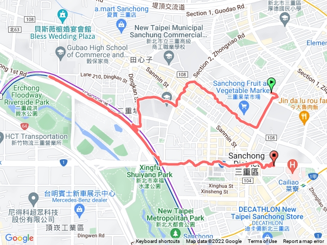 三重到五股