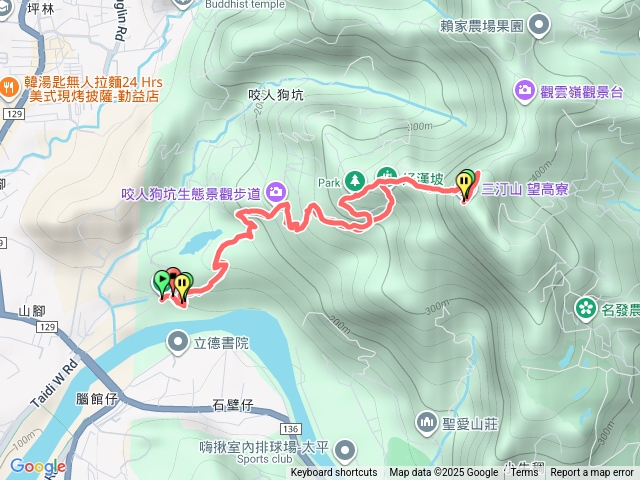三汀山小百岳登山路徑