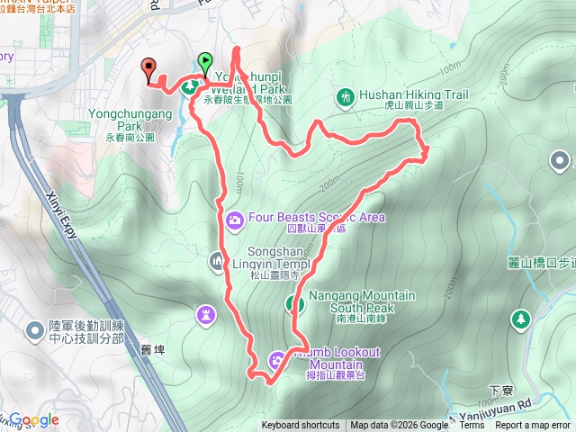 四獸山步道預覽圖