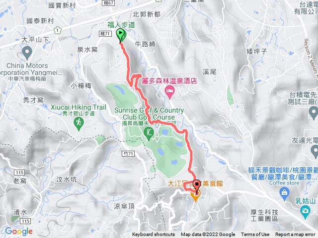 2022.11.15福人登山步道-大北坑休閒農業區