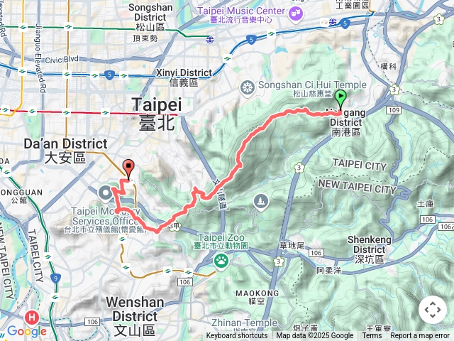【任務一】2025臺北大縱走臺北大縱走第六段：中華科技大學至捷運麟光站20250309102642