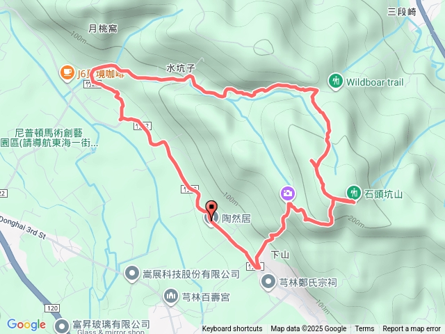 新竹新埔-三段崎古道＆石頭坑山O型預覽圖