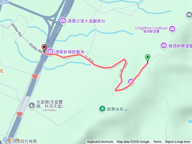 嶺頂心型公路瞭望台自行車下滑預覽圖