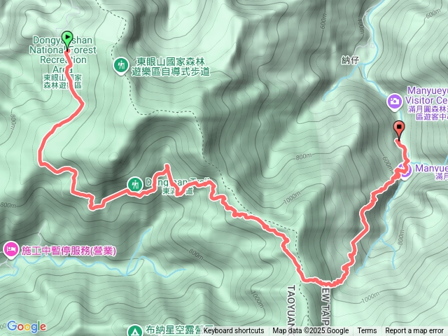 東眼山插天山滿月圓
