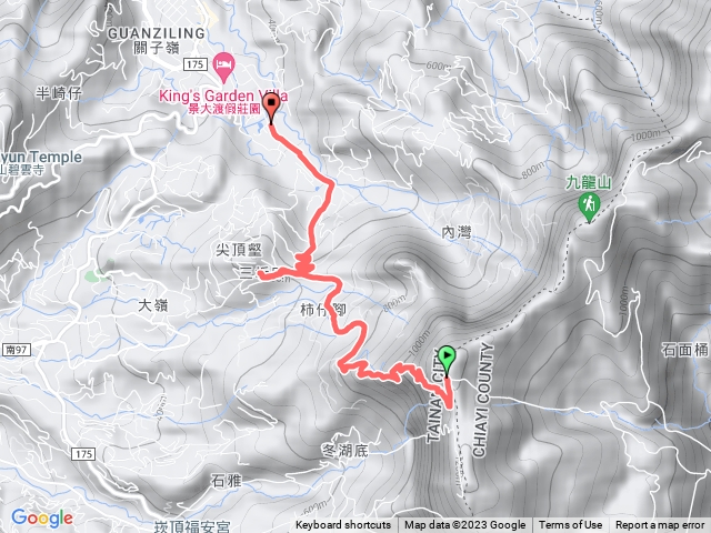 台南關仔嶺大凍山步道