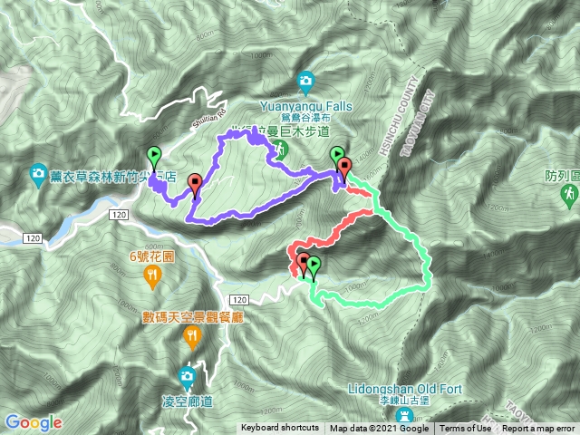 新竹八五山上內鳥嘴山北德拉神群O行