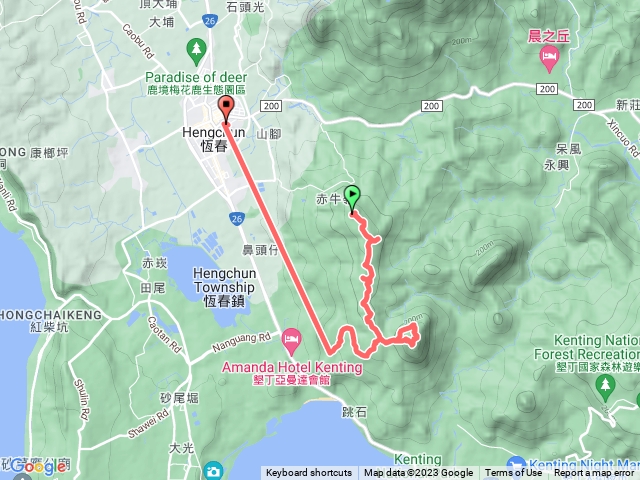 恆春赤牛領大山母山