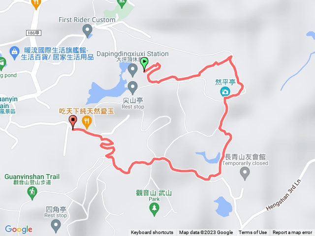 觀音山步道公里