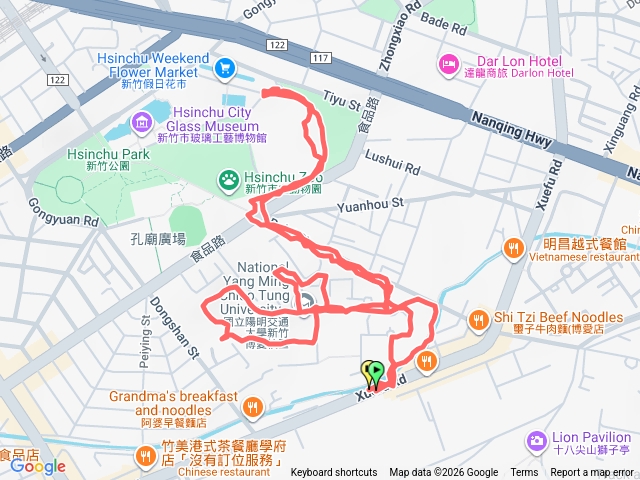 國立交通大學博愛校區健行記