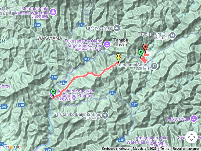 滝尻王子~近露王子