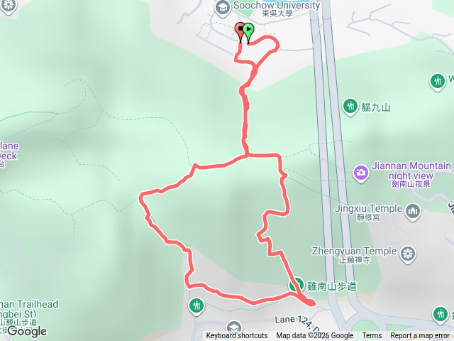 1150728東吳東山步道到雞南山步道一小圈