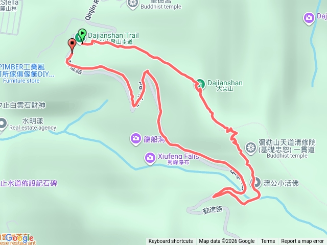 汐止天秀宮-大尖山步道-天道院O形