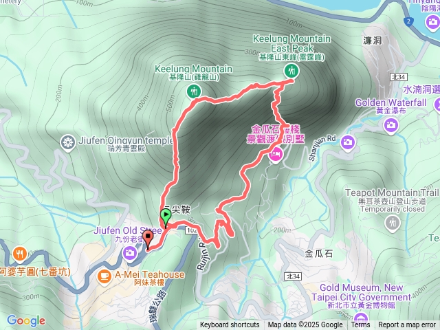 黃金一稜（基隆山主峰、東峰、雷霆峰）預覽圖