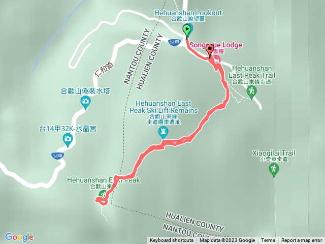 合歡東峰徒步健行